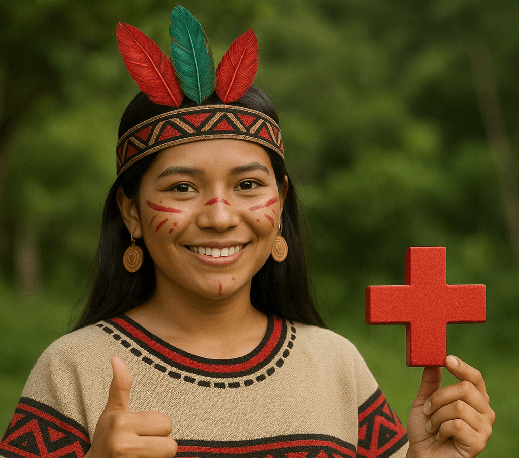 Rostro y manos en primer plano